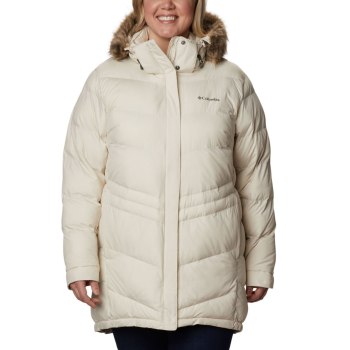 Columbia Peak to Park Mid Insulated Plus Size, Chamarras Creme Para Mujer | 138504-VTO